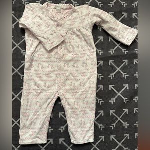 Kissy kissy 6-9mo dog heart romper EUC
